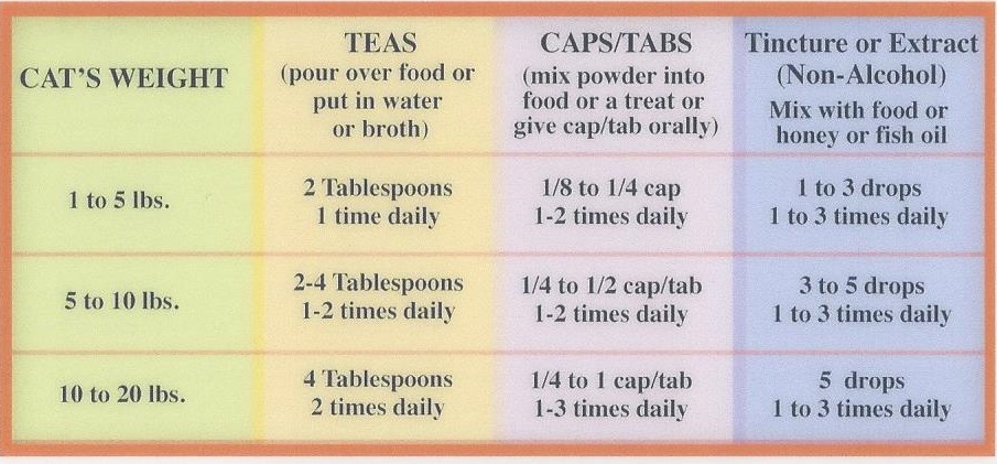 Albon Dosing Chart For Kittens 7129